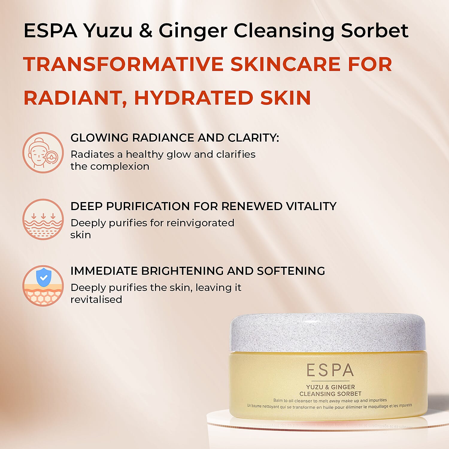 ESPA Yuzu - Ginger Cleansing Sorbet 100ml