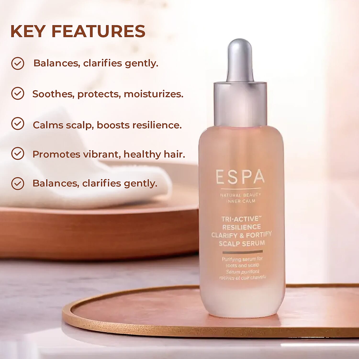 ESPA Triactive Resilience Clarify & Fortify Scalp Serum 30ml