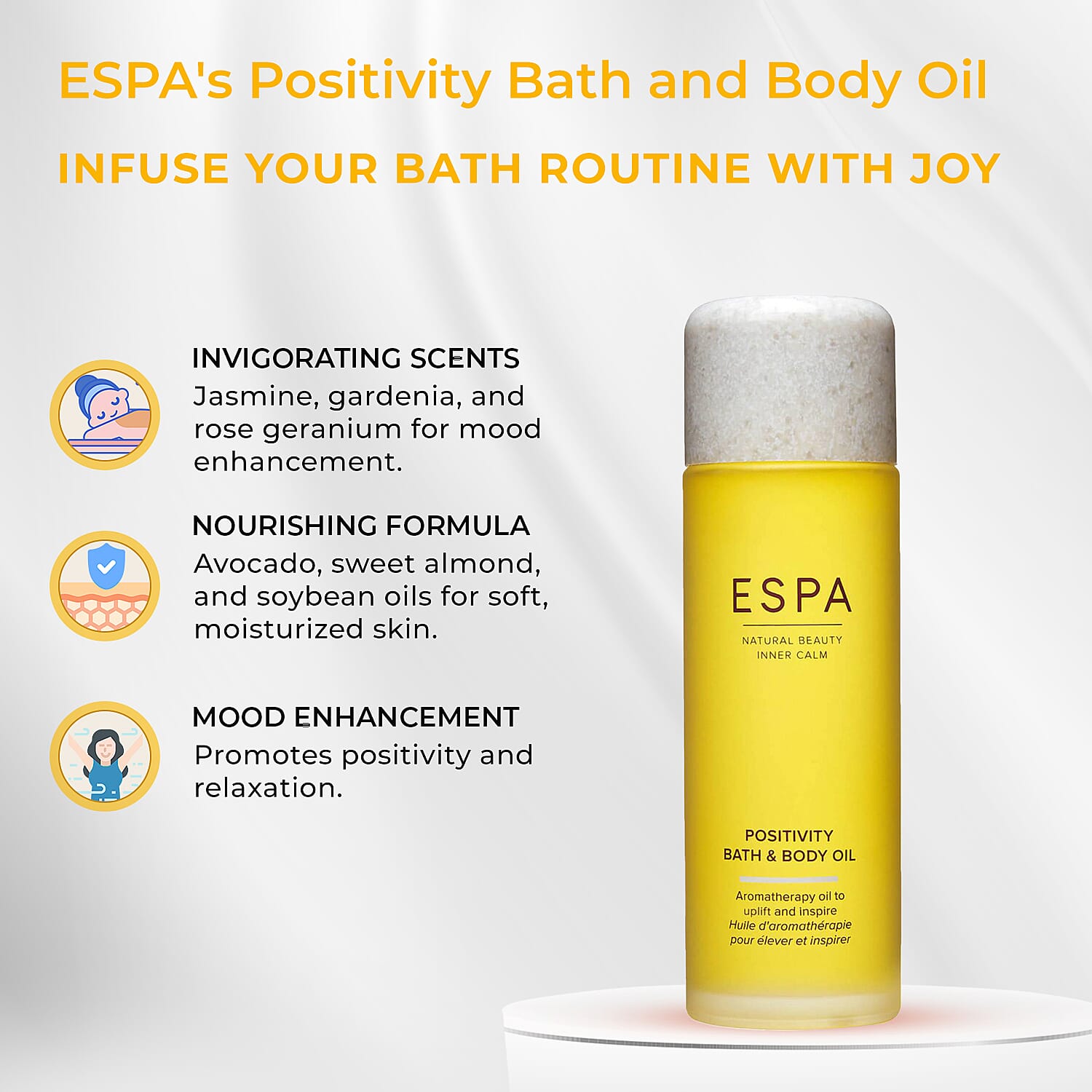 ESPA Positivity Bath & Body Oil 100ml