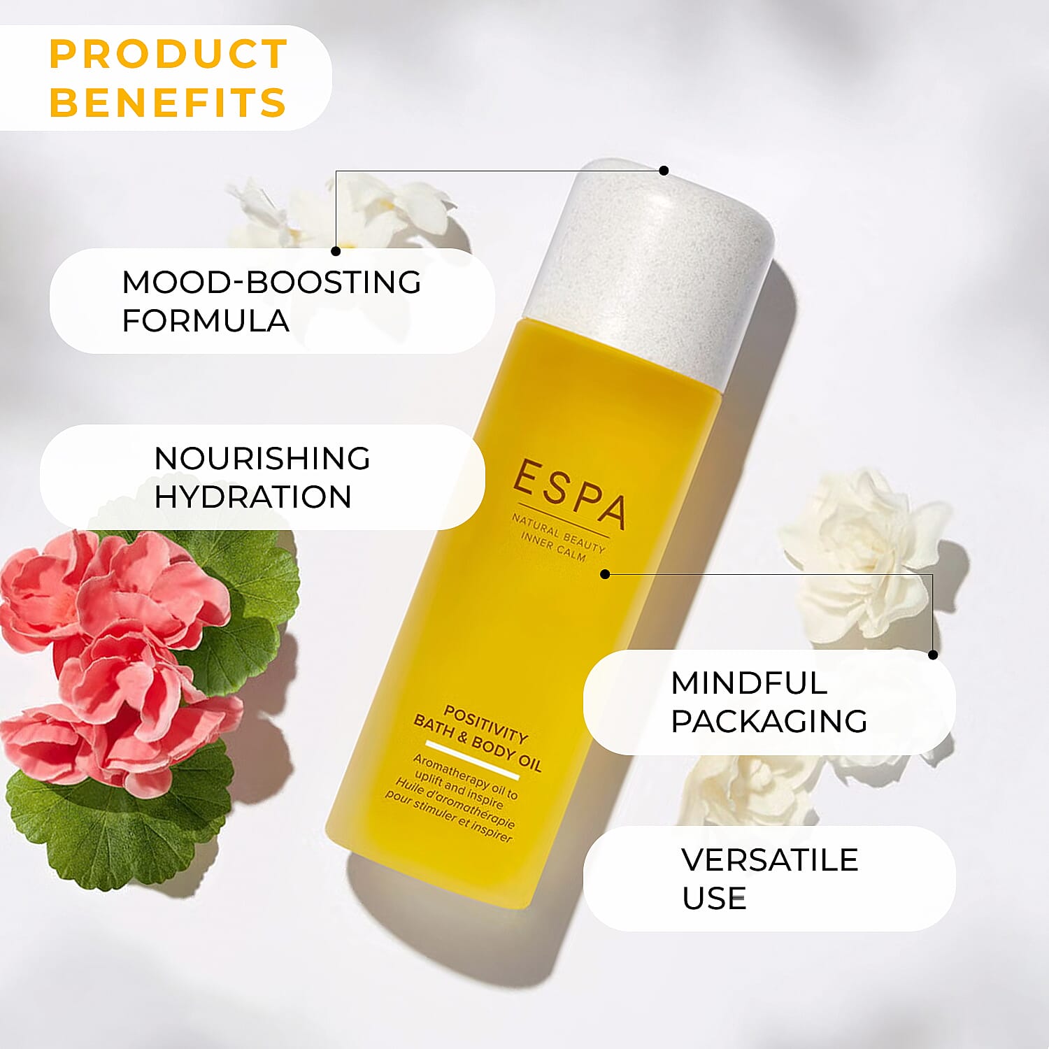 ESPA Positivity Bath & Body Oil 100ml