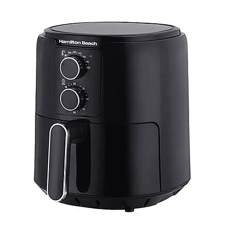 Hamilton Beach SimpliFry 4.2L Manual Air Fryer (Power 1300 W) - Black