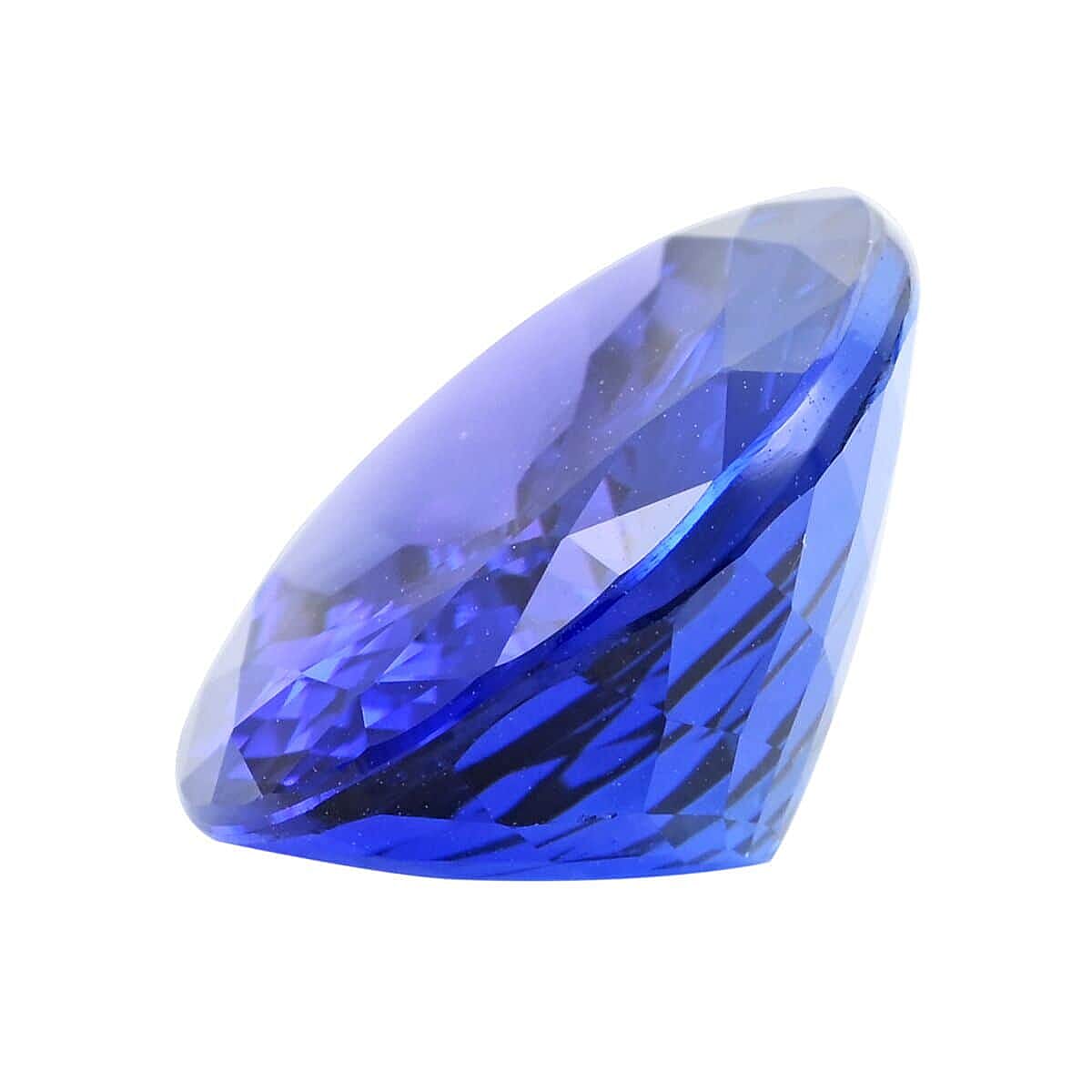 Certified and Appraised AAAA Tanzanite Loose Gemstone (Oval Shape) 21.46 ct.