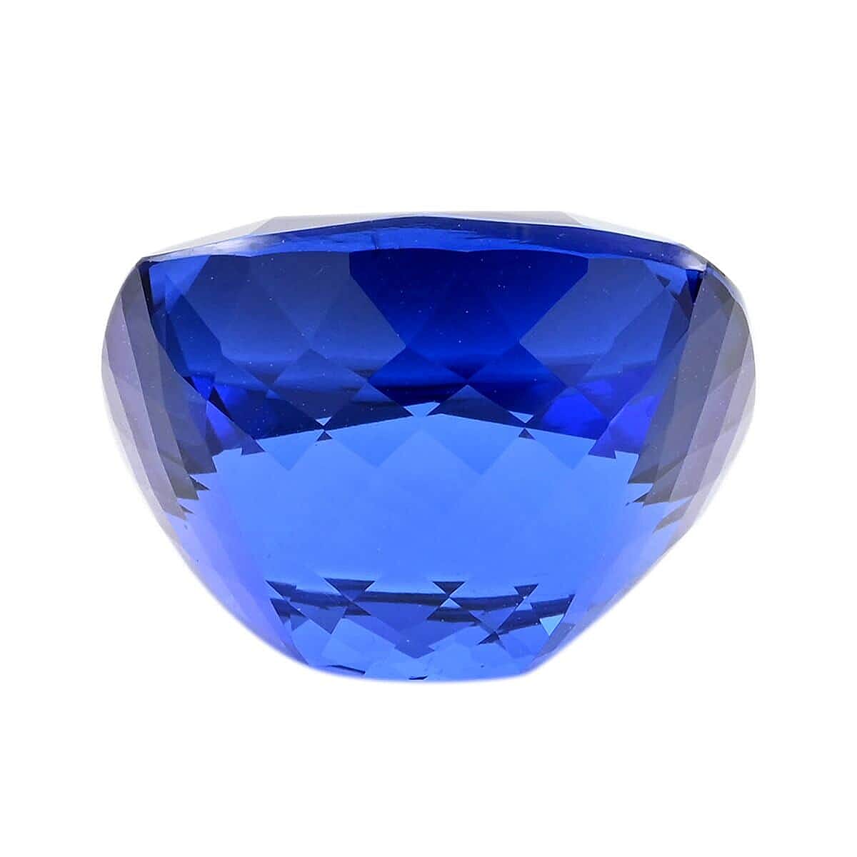 Certified and Appraised AAAA Tanzanite Loose Gemstone (Cush Shape) 22.63 ct.