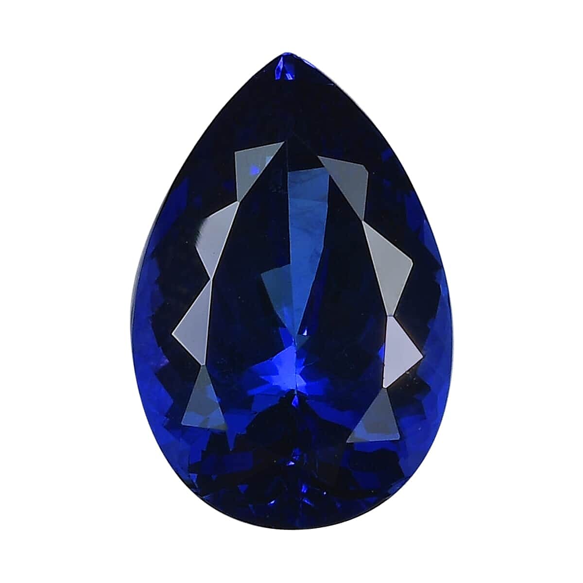 Certified and Appraised AAAA Tanzanite Loose Gemstone (Pear Shape) 21.35 ct.