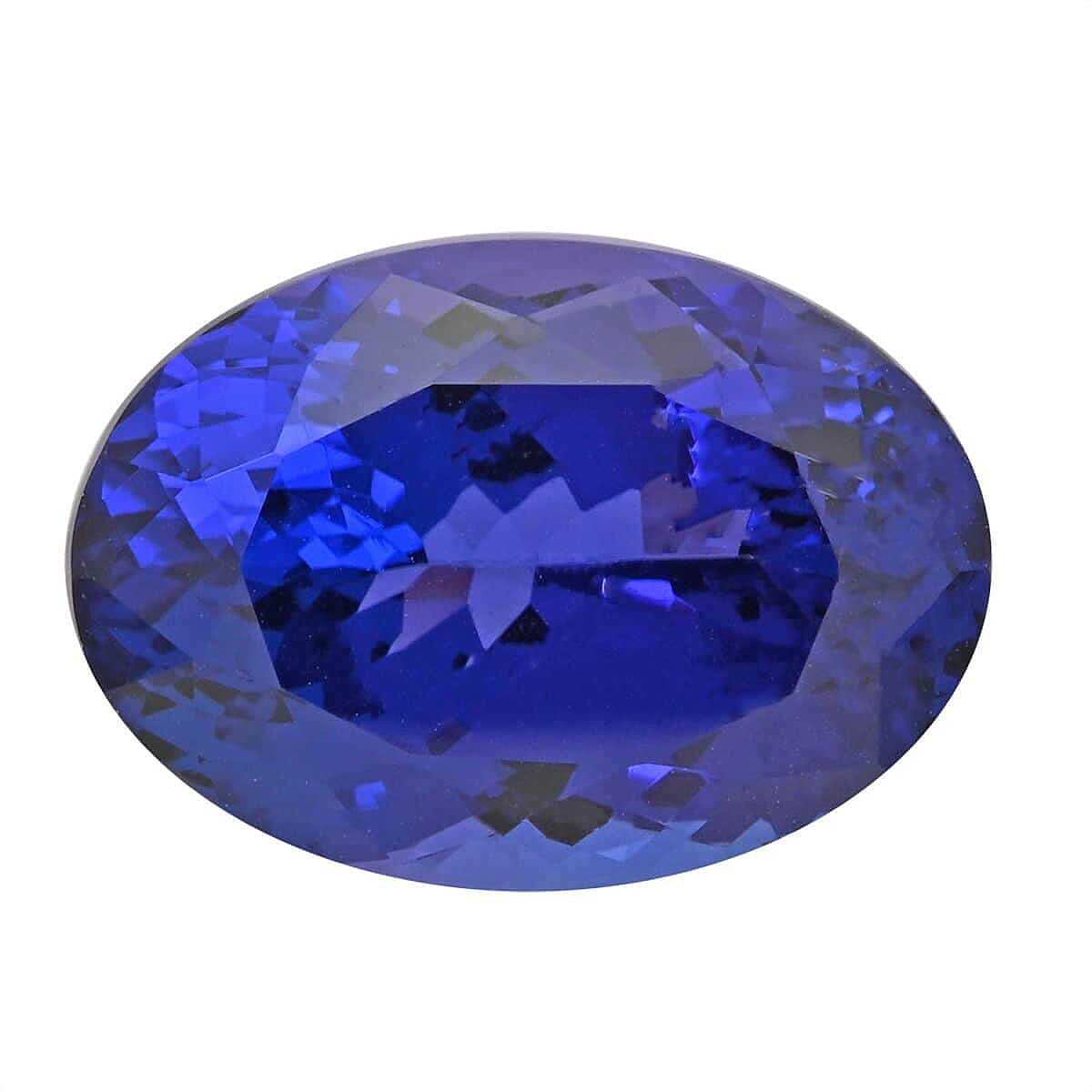 Certified and Appraised AAAA Tanzanite Loose Gemstone (Ovl Shape) 22.08 ct.