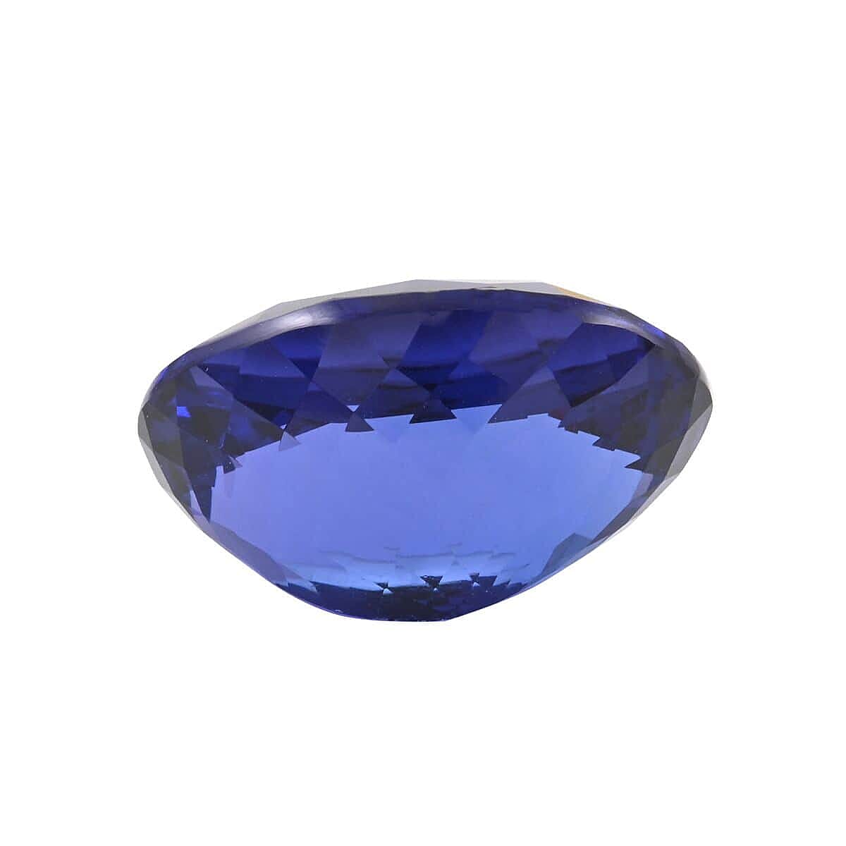 Certified and Appraised AAAA Tanzanite Loose Gemstone (Ovl Shape) 22.08 ct.