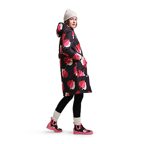Regatta Orla Kiely Longline Waterproof Jacket (Size 16) - Pink