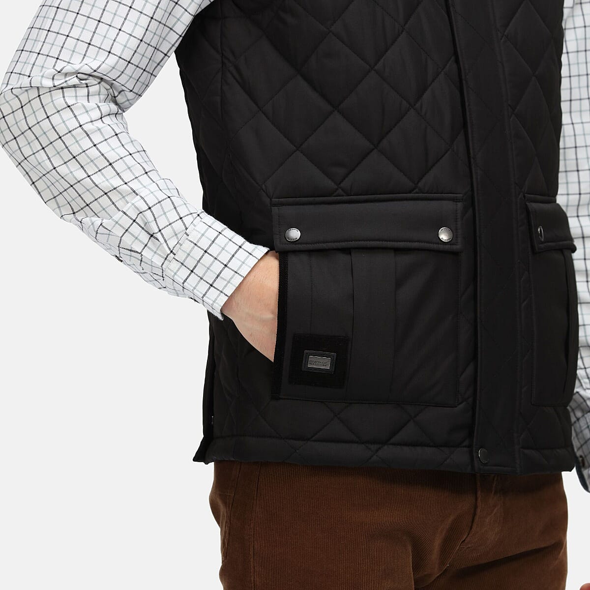 REGATTA Mens Padbury Insulated Bodywarmer (Size M) - Black