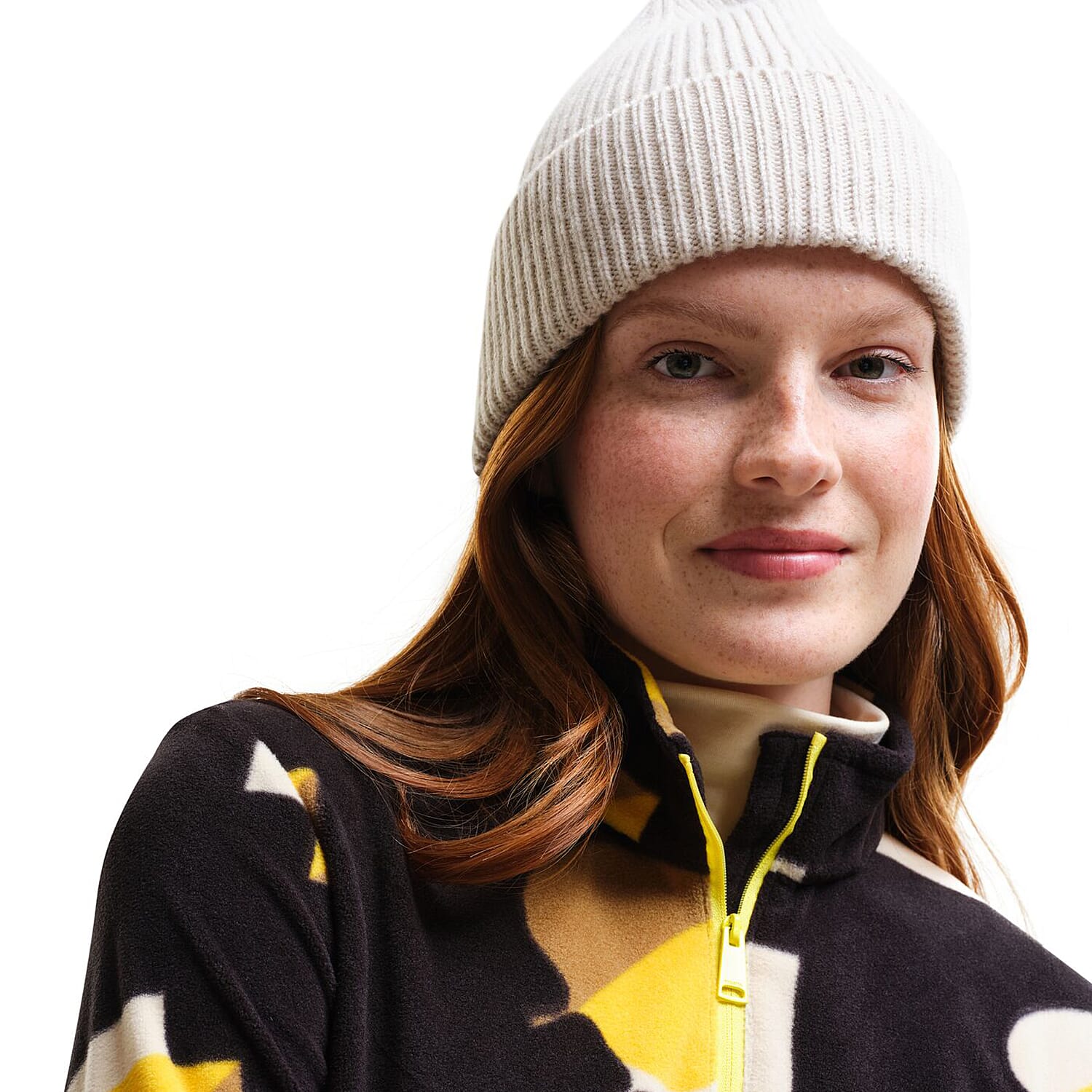REGATTA Orla Kiely Zip Neck Fleece (Size 10) - Yellow