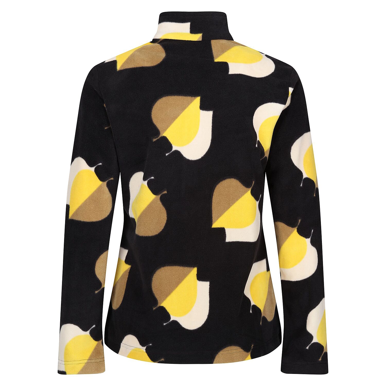REGATTA Orla Kiely Zip Neck Fleece (Size 10) - Yellow
