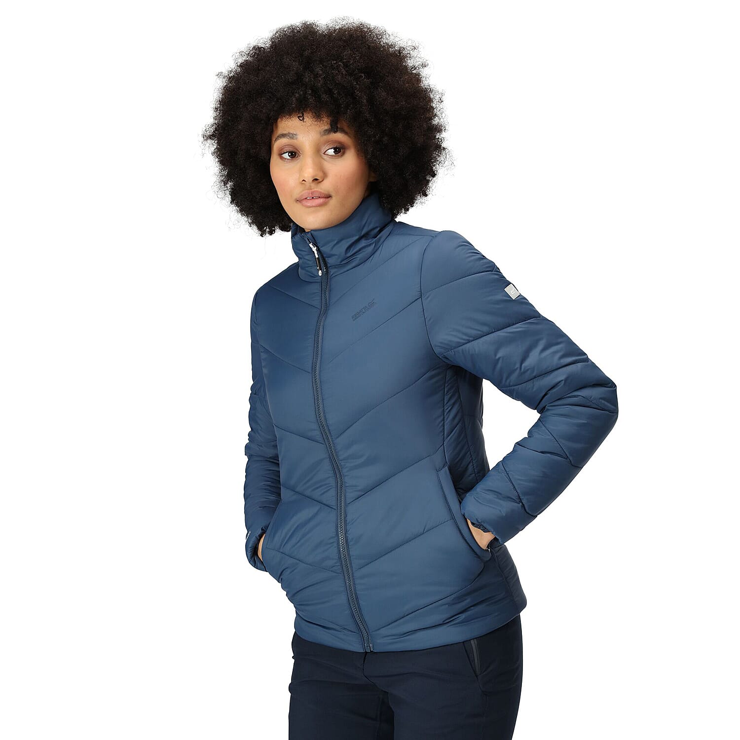 REGATTA Womens Freezeway IV Insulated Jacket (Size 14) - Blue