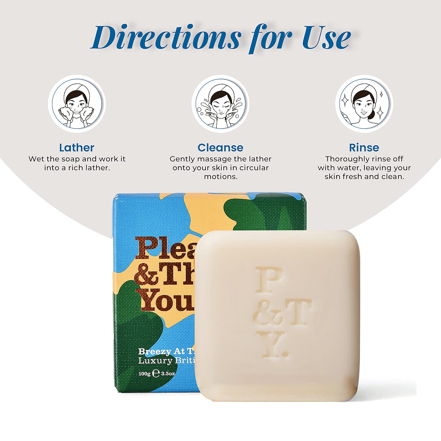 Please & Thank You Breezy at the Beach Luxury British Soap 100gm