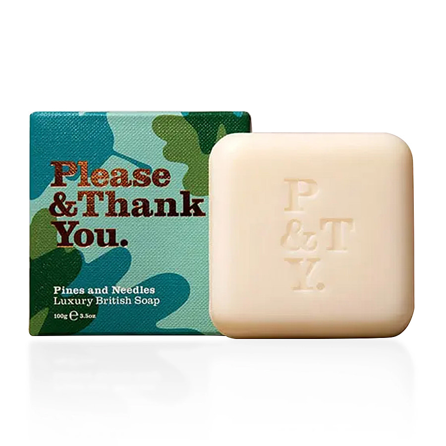 Please & Thank You Pines & Needles Luxury British Soap 100gm