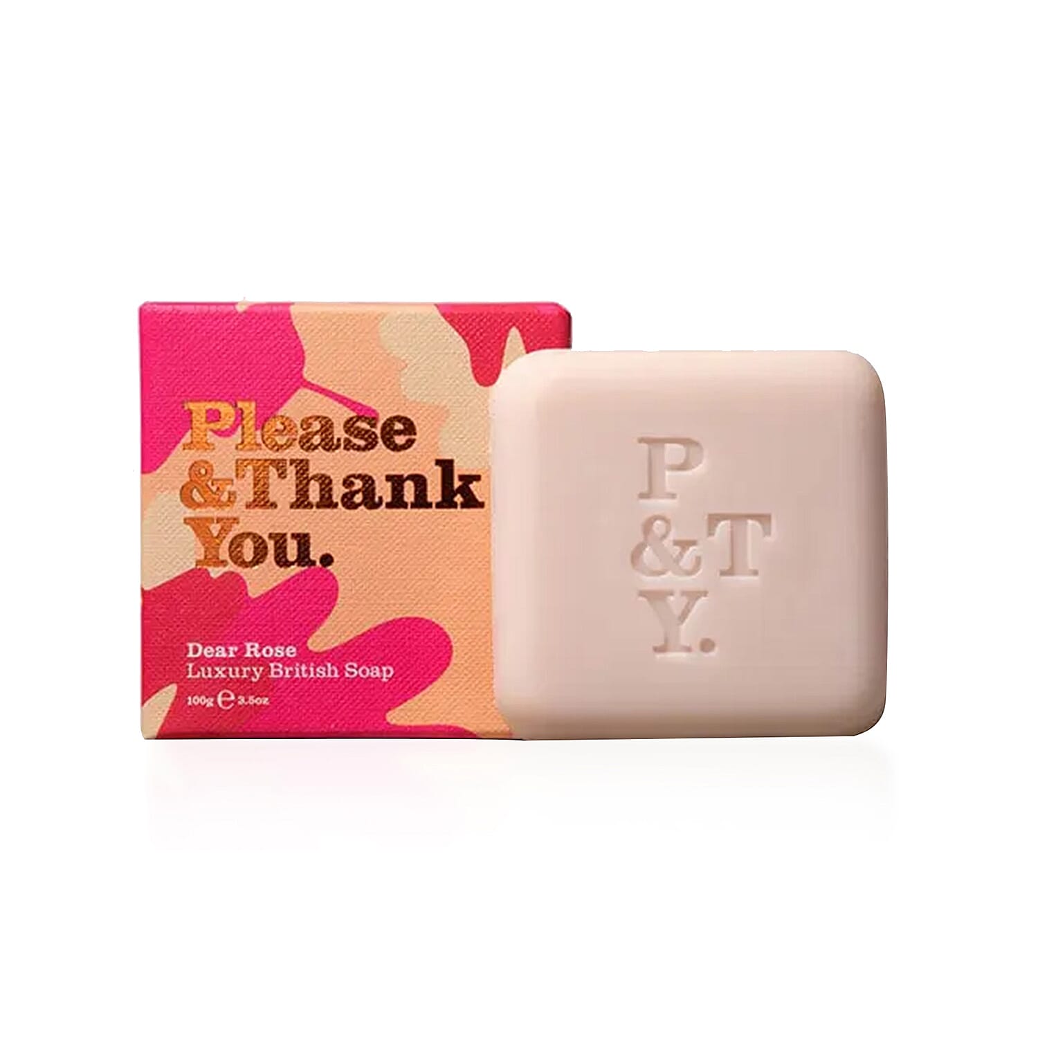 Please & Thank You Dear Rose Luxury British Soap 100gm