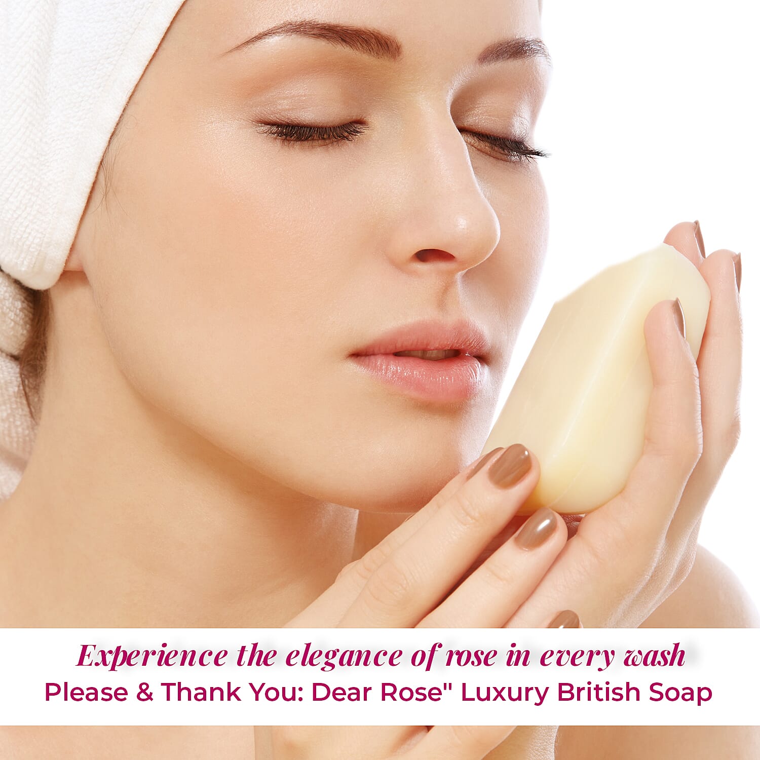 Please & Thank You Dear Rose Luxury British Soap 100gm