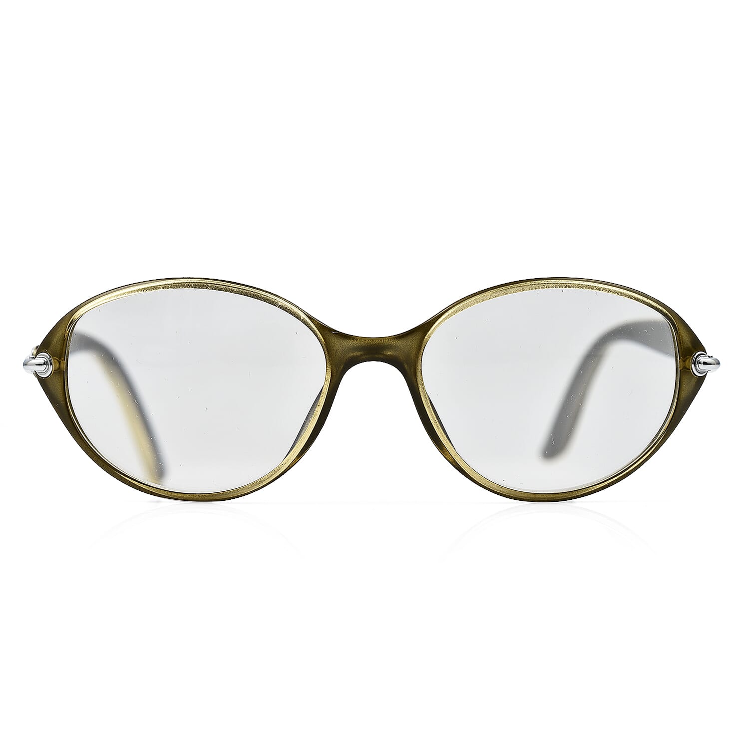 Christian Dior Oval Readers (Power 3.5) - Green