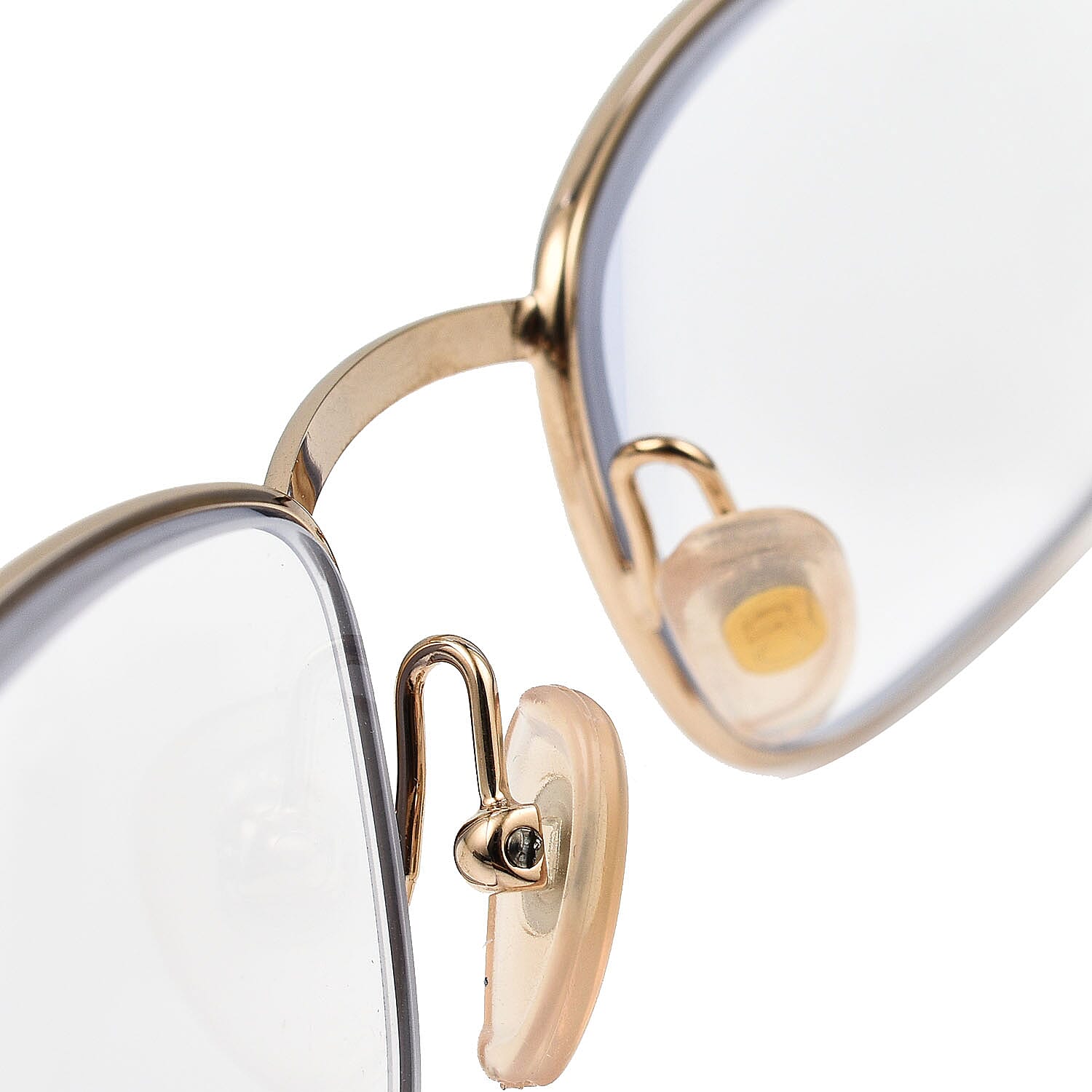 Christian Dior Rectangular Metal Tort Frame Readers (Power 3.0) - Golden