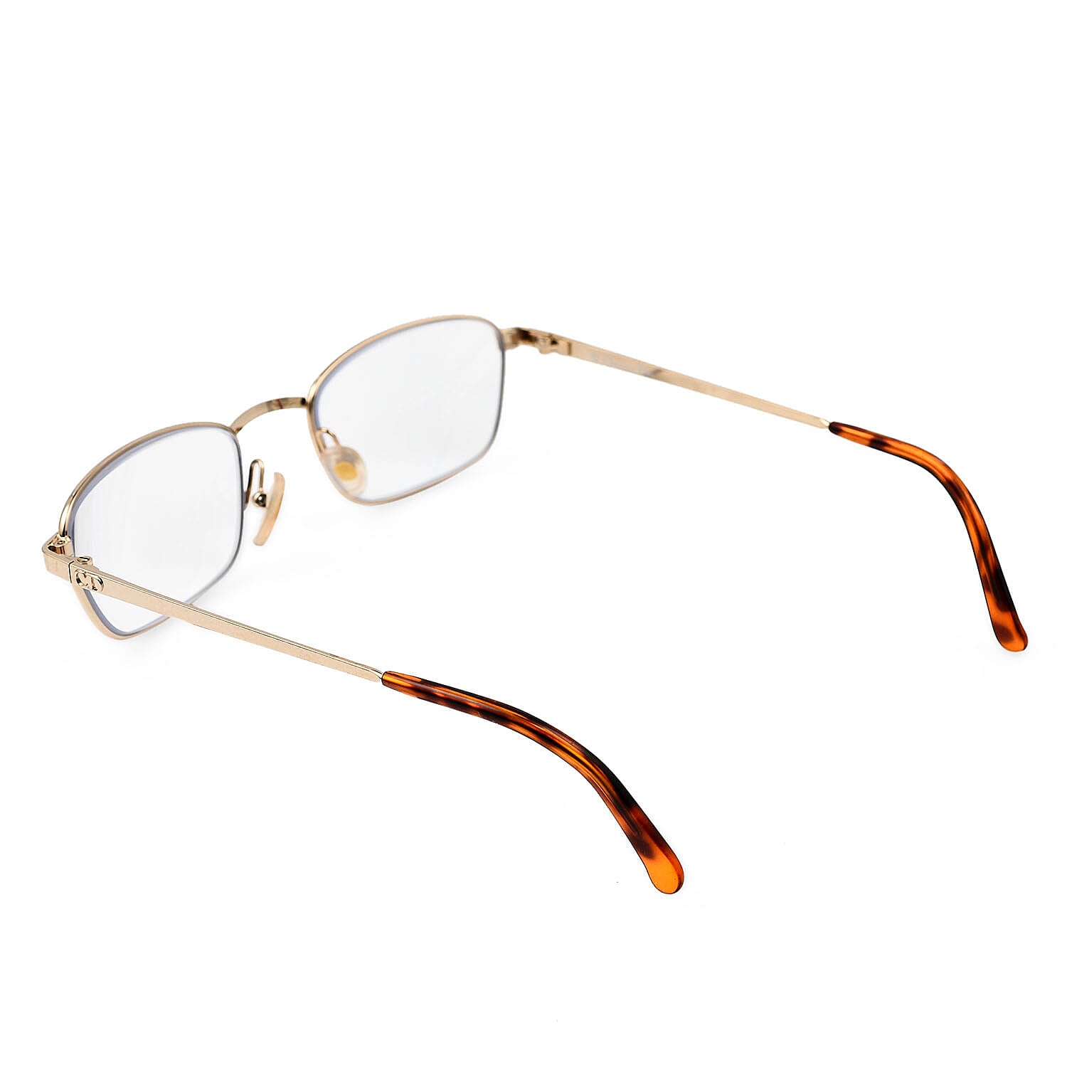 Christian Dior Rectangular Metal Tort Frame Readers (Power 3.0) - Golden Christian Dior Rectangular Metal Tort Frame Readers (Power 3.0) - Golden