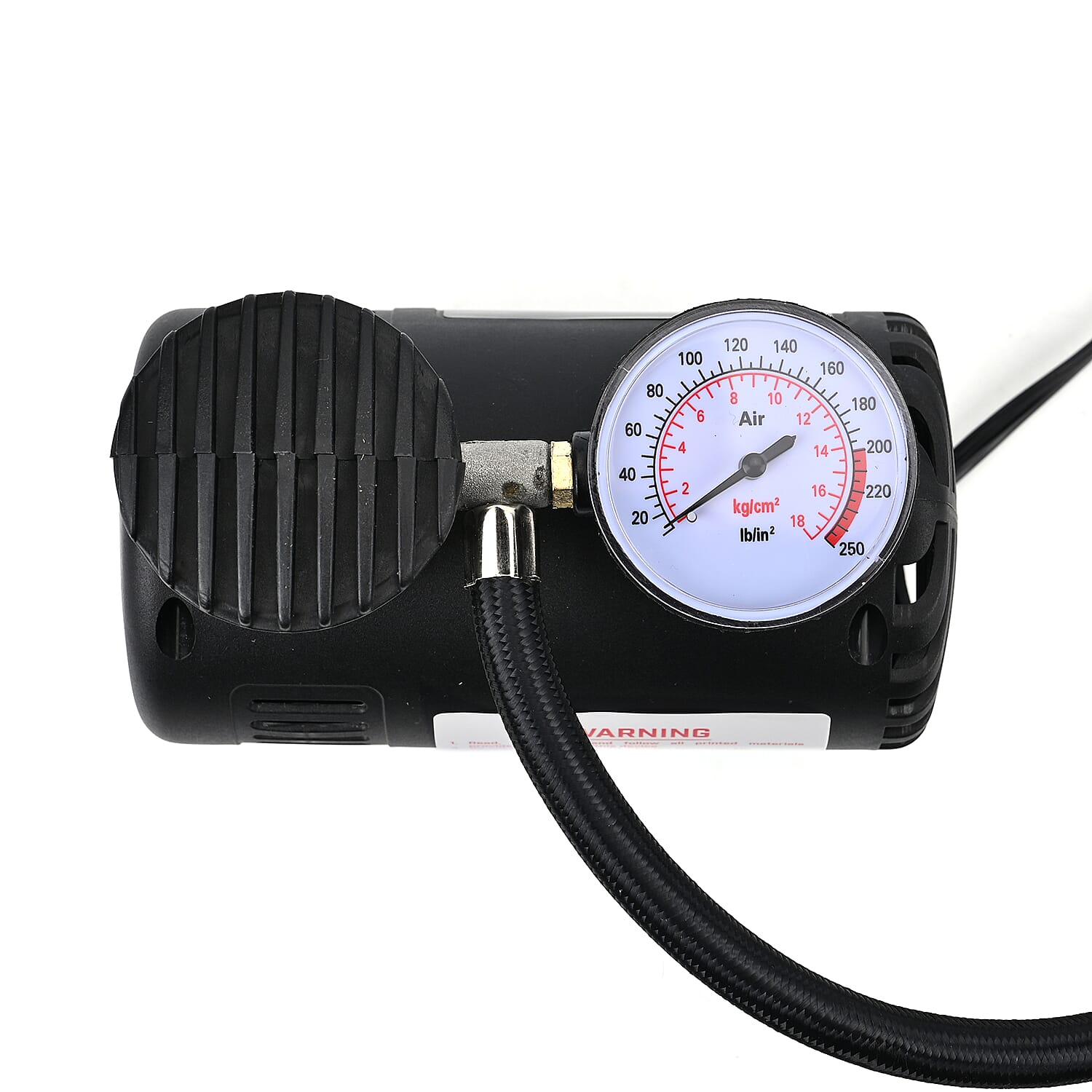 Air Compressor for Inflating Tyres, Sporting and Camping (12V) - Black