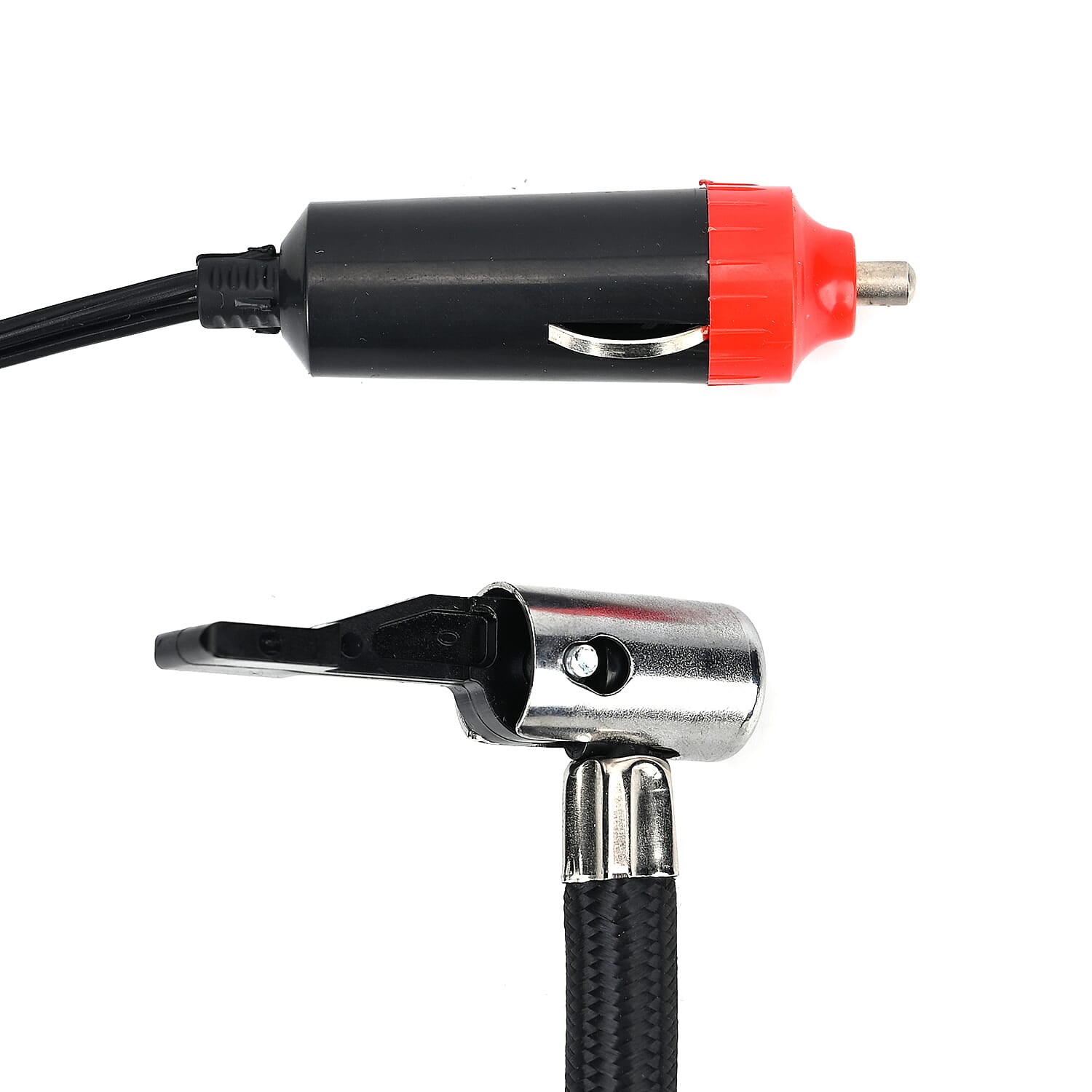 Air Compressor for Inflating Tyres, Sporting and Camping (12V) - Black