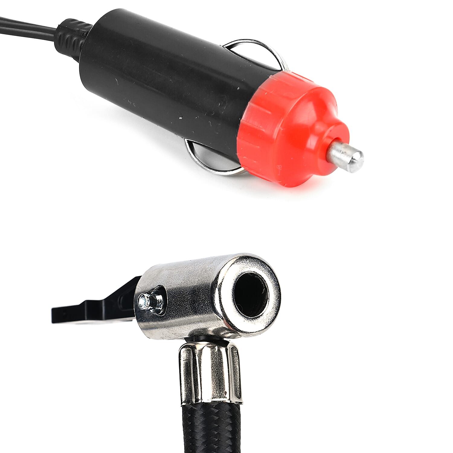 Air Compressor for Inflating Tyres, Sporting and Camping (12V) - Black