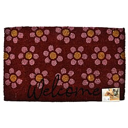 Welcome Home Coir Door Mat - Brown