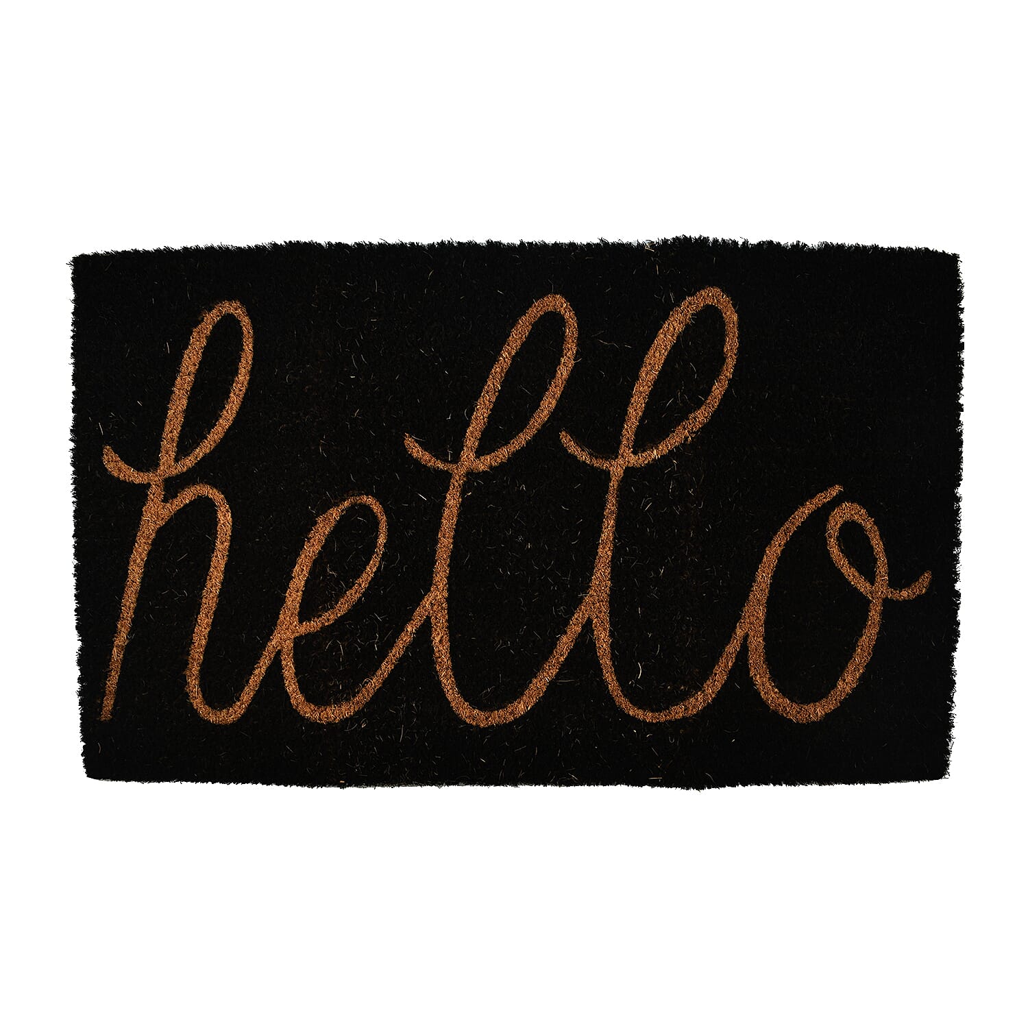 Coir Rug and Door Mat (Size 45x75 ) - Brown