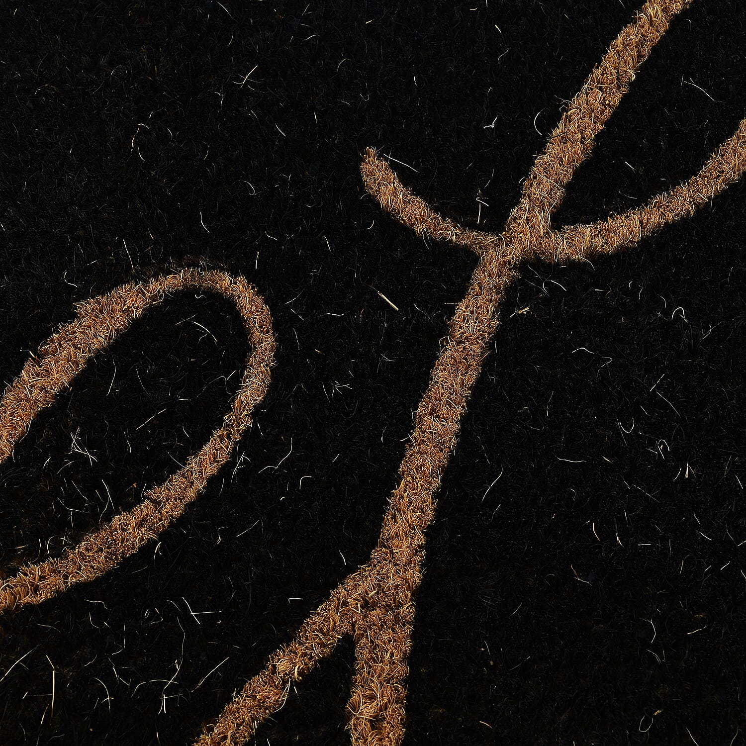 Coir Rug and Door Mat (Size 45x75 ) - Brown