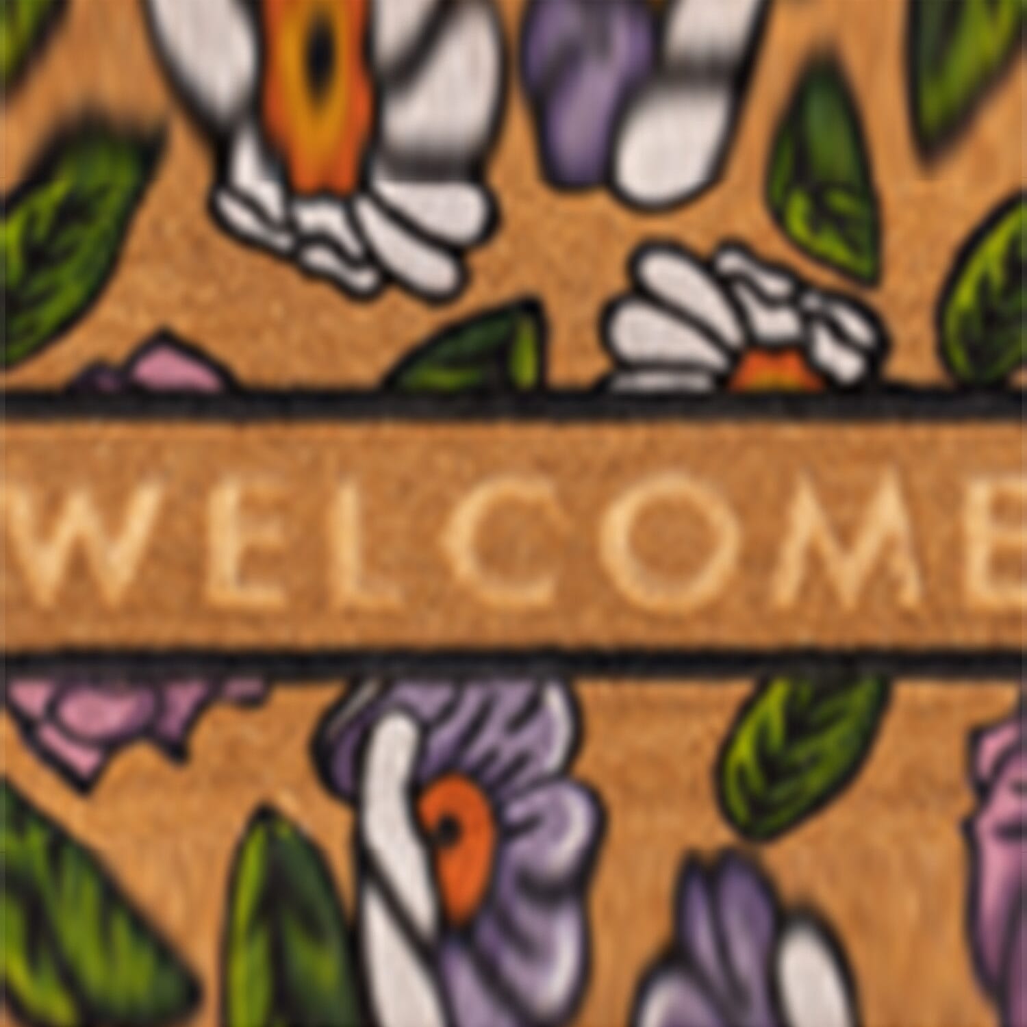 Coir Rug and Door Mat (Size 45x75 cm) - Brown