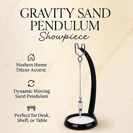 Showpiece (Size 12x11x26 cm) - Black & Black