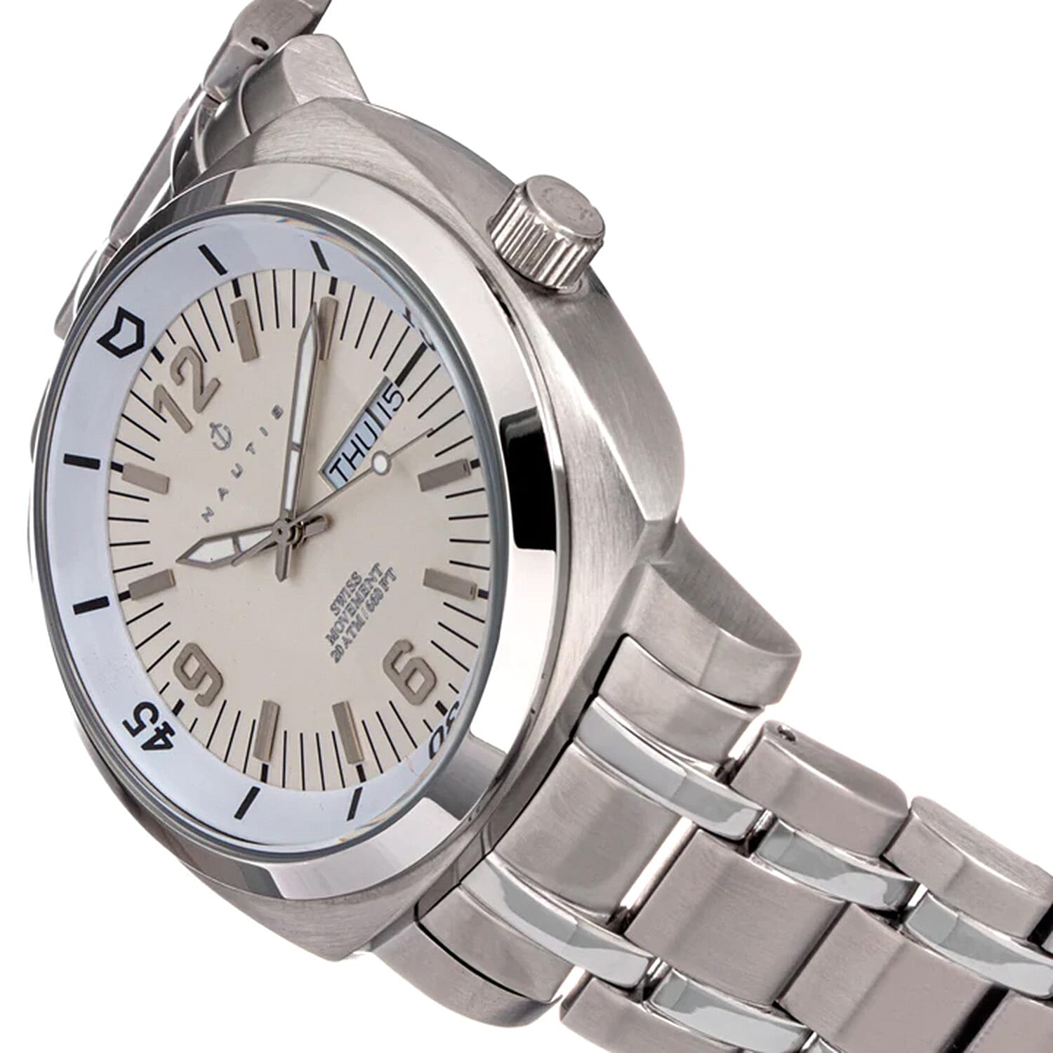 Quartz Mens Watch in Stainless Steel