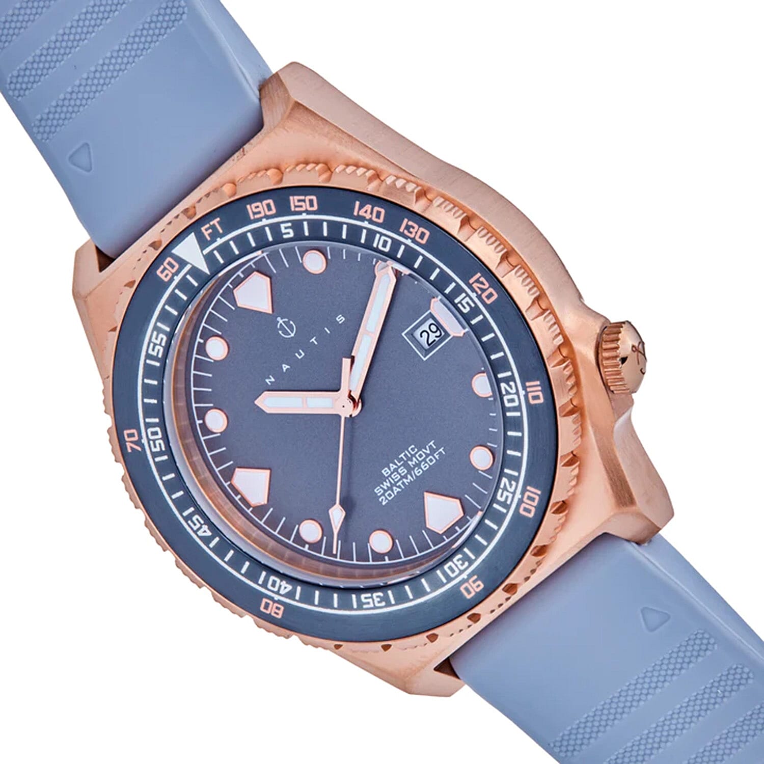 Chinese Movement Mens Watch in Stainless Steel