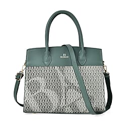 Leatherette Crossbody Bag with Shoulder Strap and Handle Drop