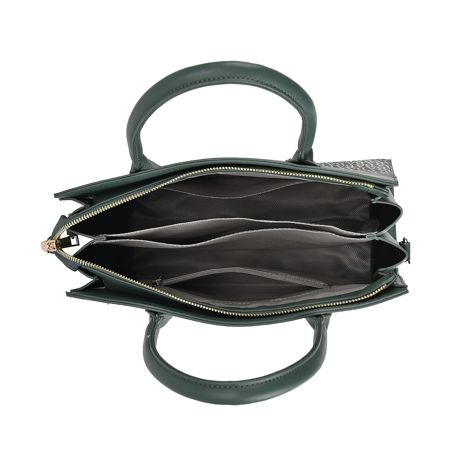 PU Patterned Crossbody Bag (Size 32x12x26 cm) - Green PU Patterned Crossbody Bag (Size 32x12x26 cm) - Green