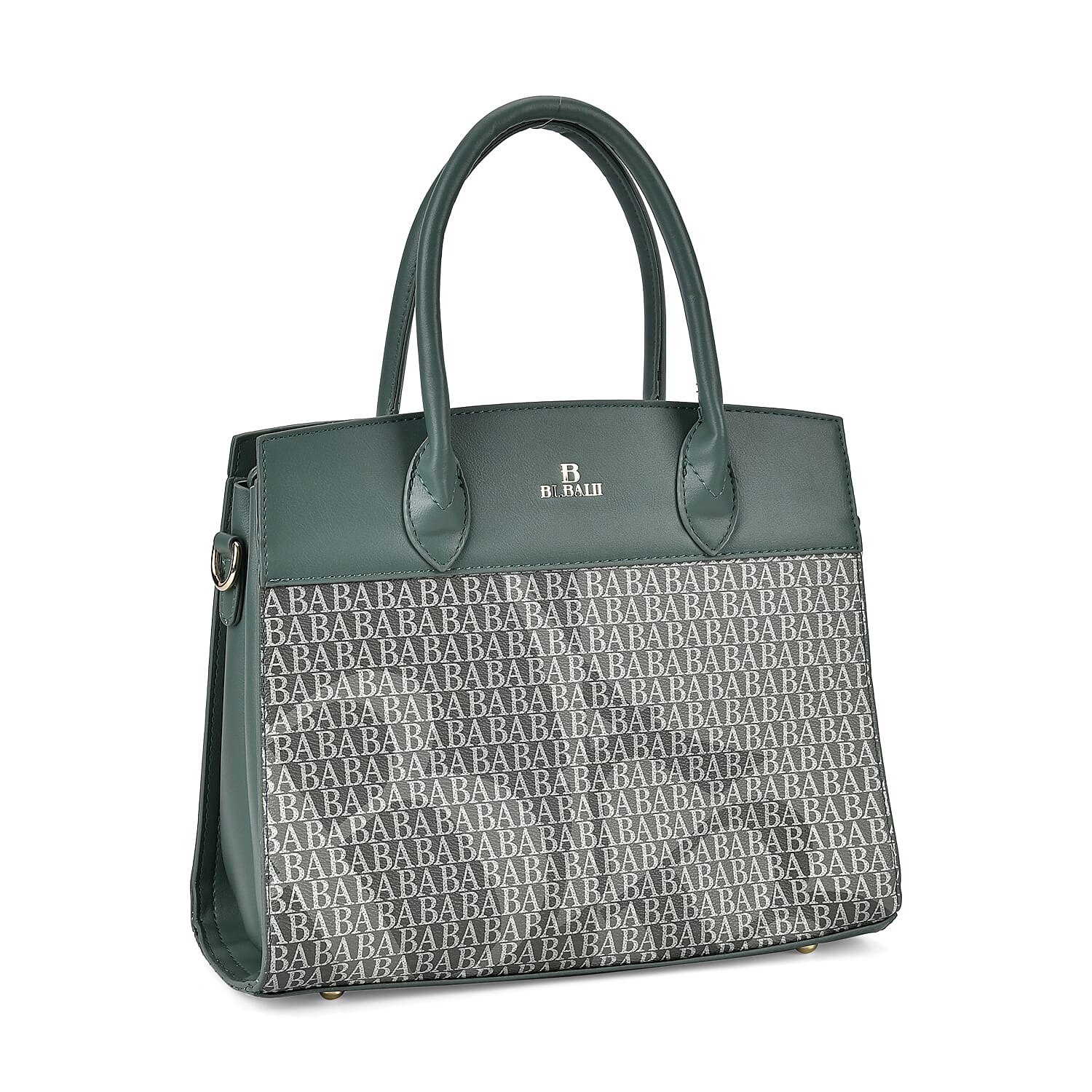 PU Patterned Crossbody Bag (Size 32x12x26 cm) - Green PU Patterned Crossbody Bag (Size 32x12x26 cm) - Green