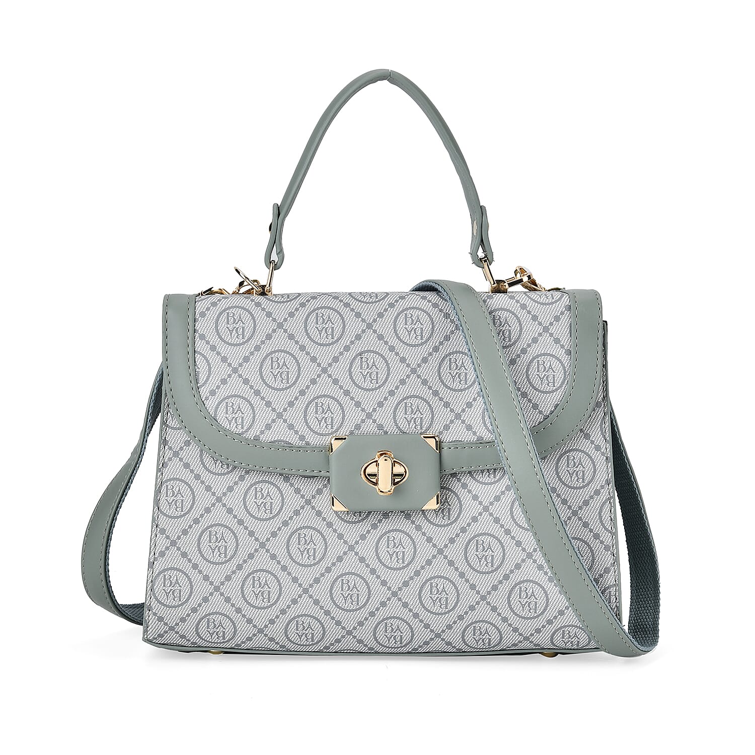 Designer Inspired Mega Closeout - Designer Printed Crossbody Bag (Size 27x11x20 cm) - Olive