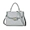 PU Printed Crossbody Bag with Handle drop with Detachable Strap