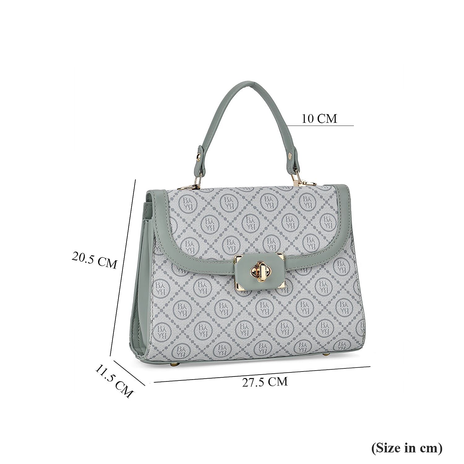 Designer Inspired Mega Closeout - Designer Printed Crossbody Bag (Size 27x11x20 cm) - Olive