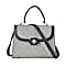 PU Printed Crossbody Bag with Handle drop with Detachable Strap