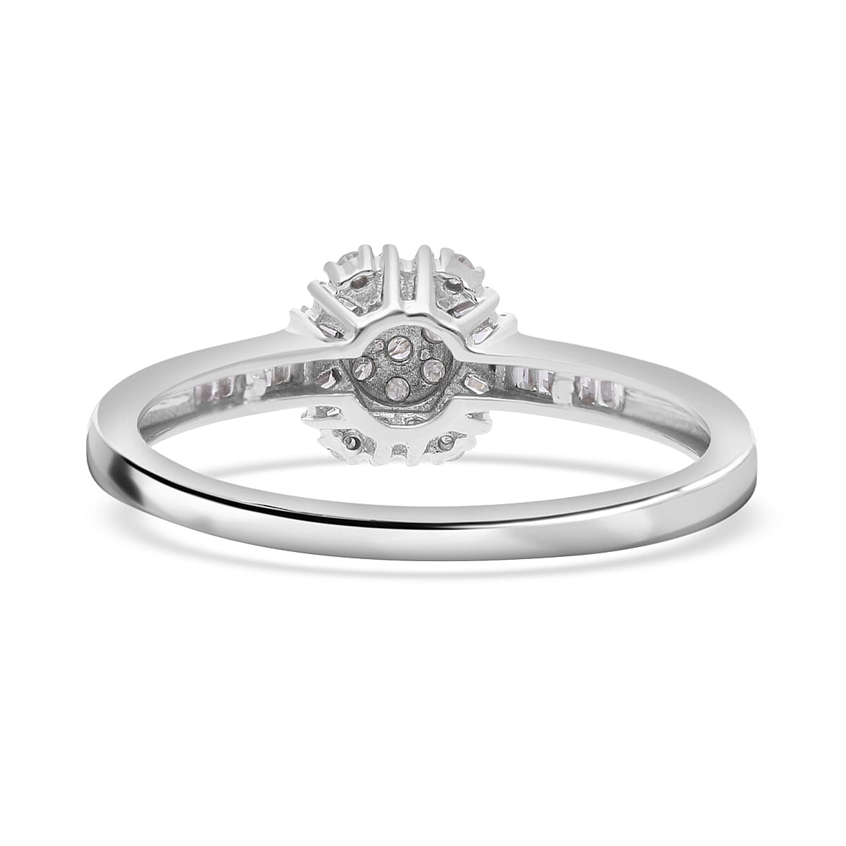 NY Close Out One Time Deal - 9K White Gold Diamond Ring 0.30 Ct.
