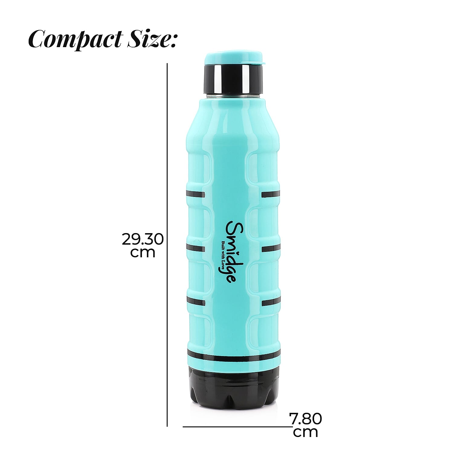 Set of 2 Wave Warm - Cold Insulated Stainless Steel Bottle Leak Proof - Blue 700 ML