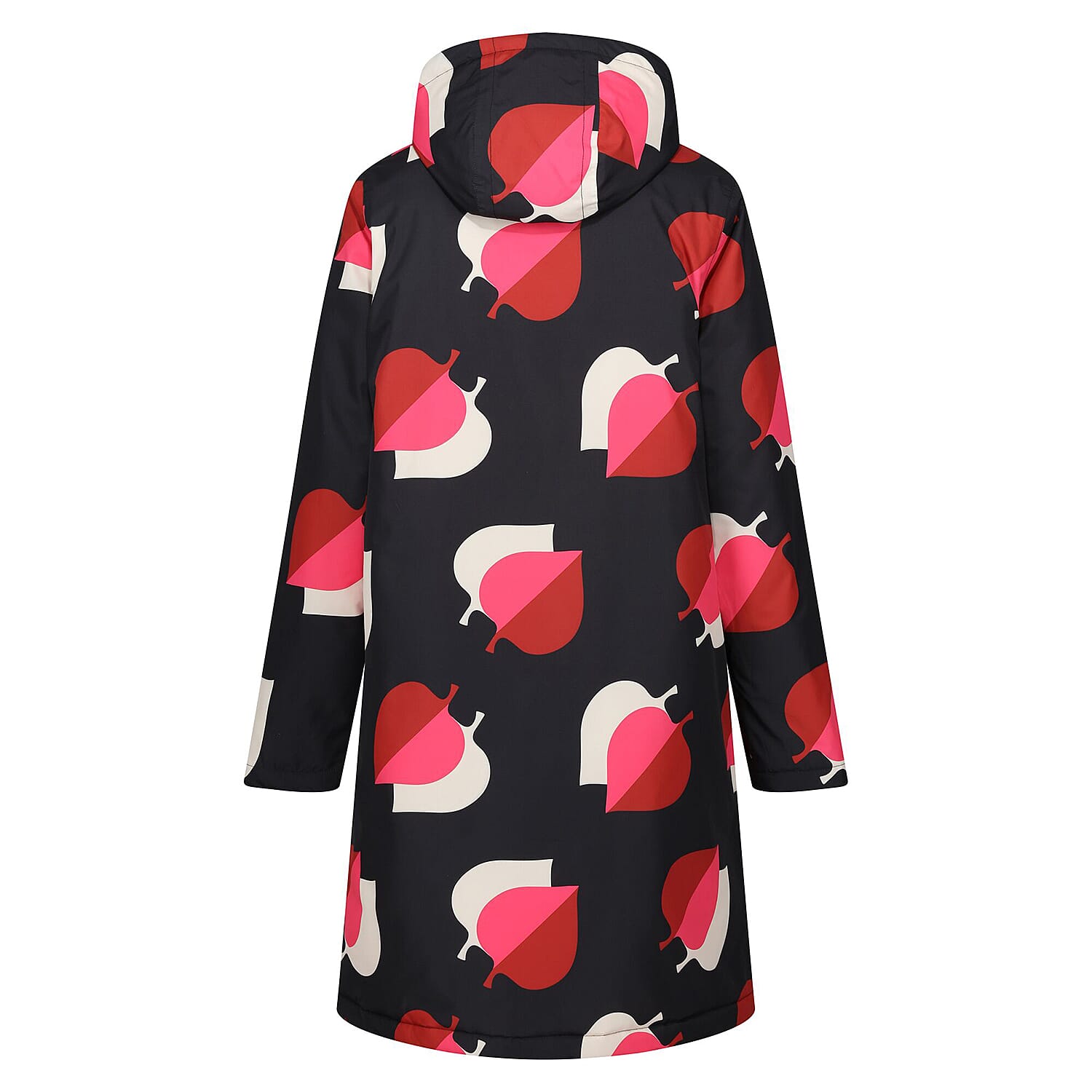 Regatta Orla Kiely Longline Waterproof Jacket (Size 8-10) - Pink