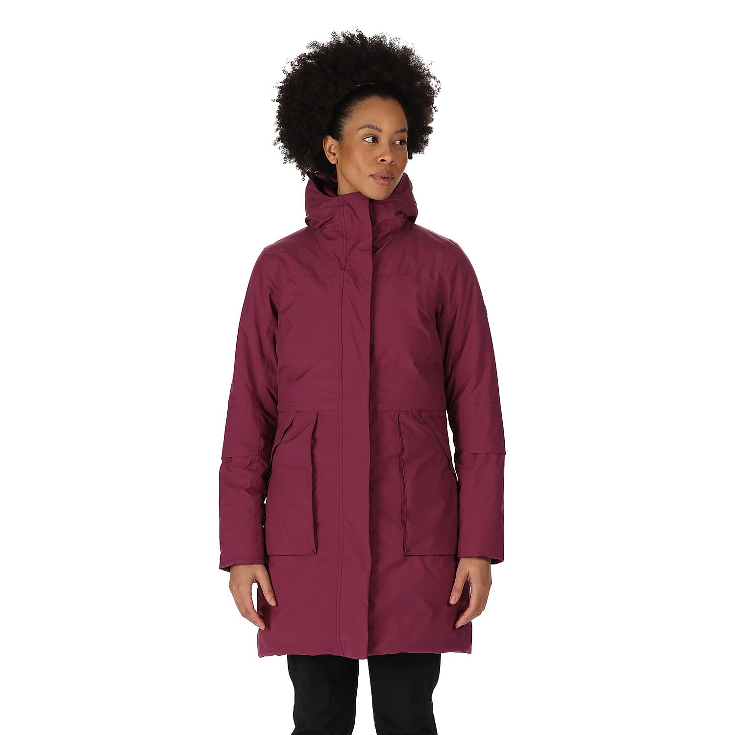 Regatta Insulated Padded Womens Yewbank Jacket Plum - Size 8