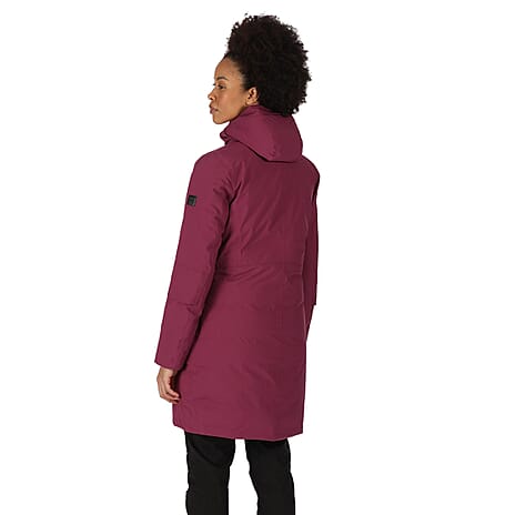 Regatta Insulated Padded Womens Yewbank Jacket Plum - Size 8