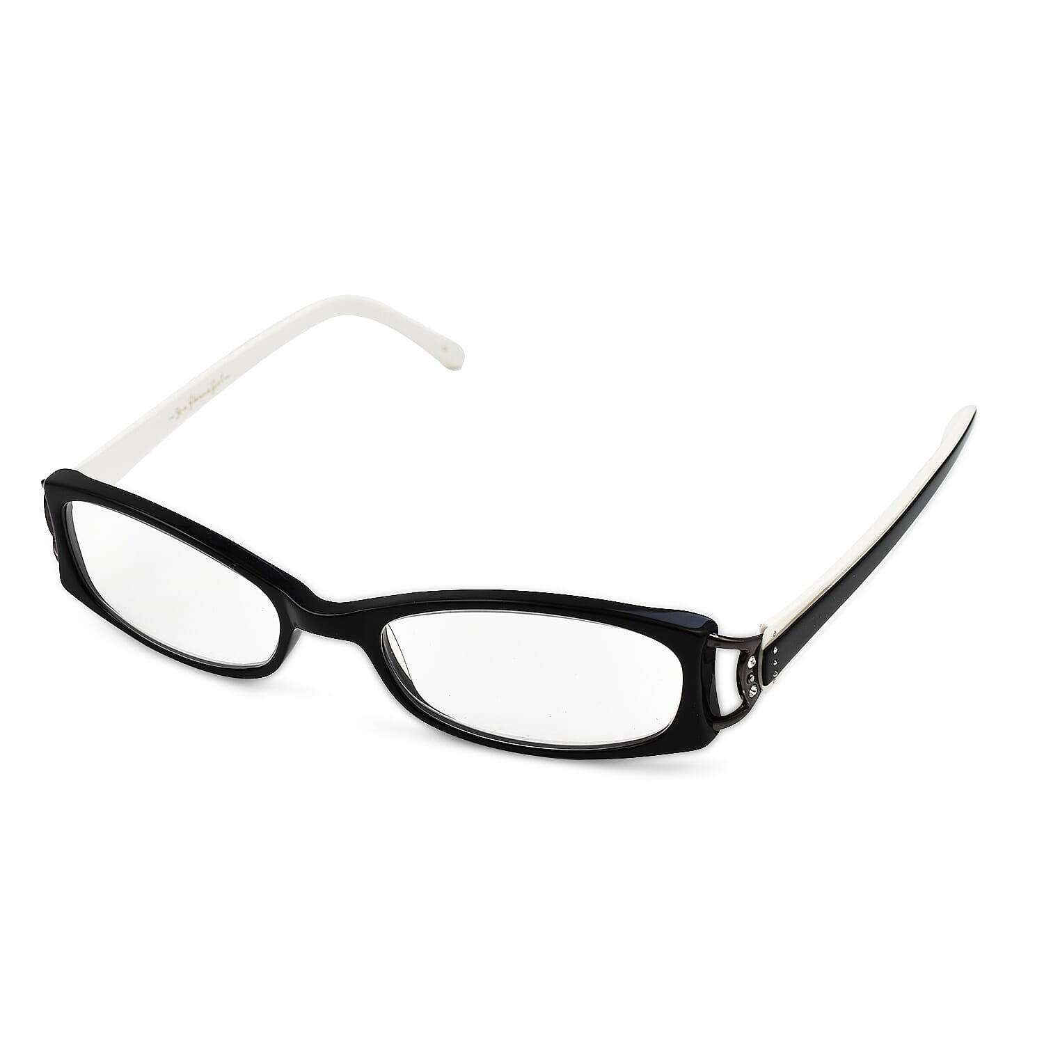 Designer Closeout - Lulu Guinness Reading Glasses (-2.5) - Black White