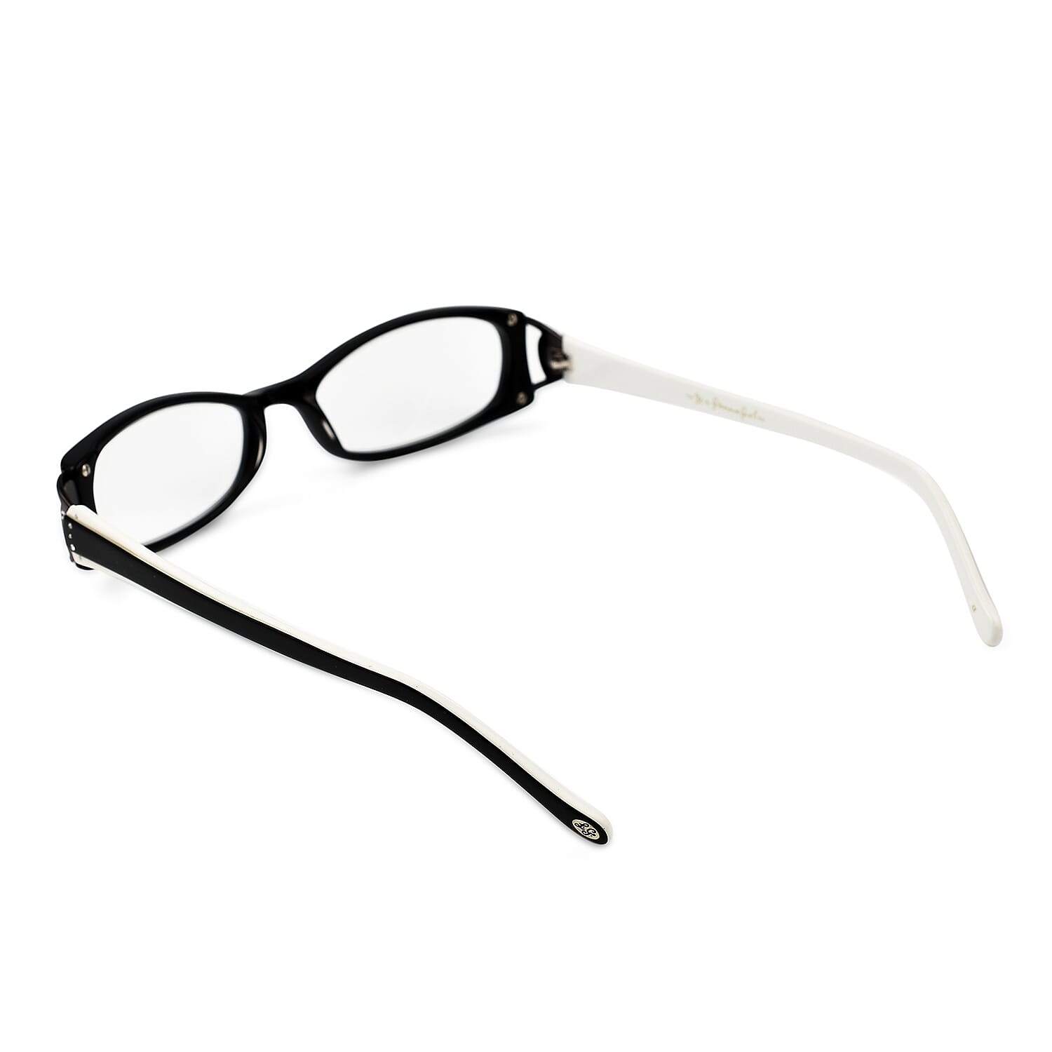 Designer Closeout - Lulu Guinness Reading Glasses (-2.5) - Black White