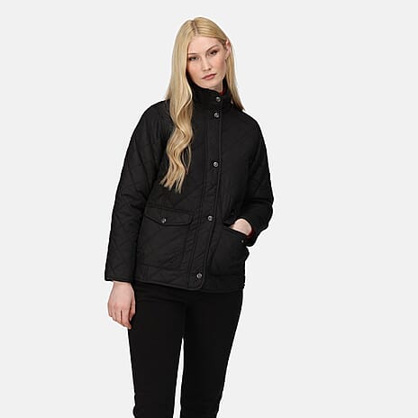 Regatta Quilted Tarah Jacket (Size 10 ) - Black