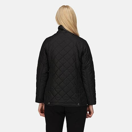 Regatta Quilted Tarah Jacket (Size 10 ) - Black