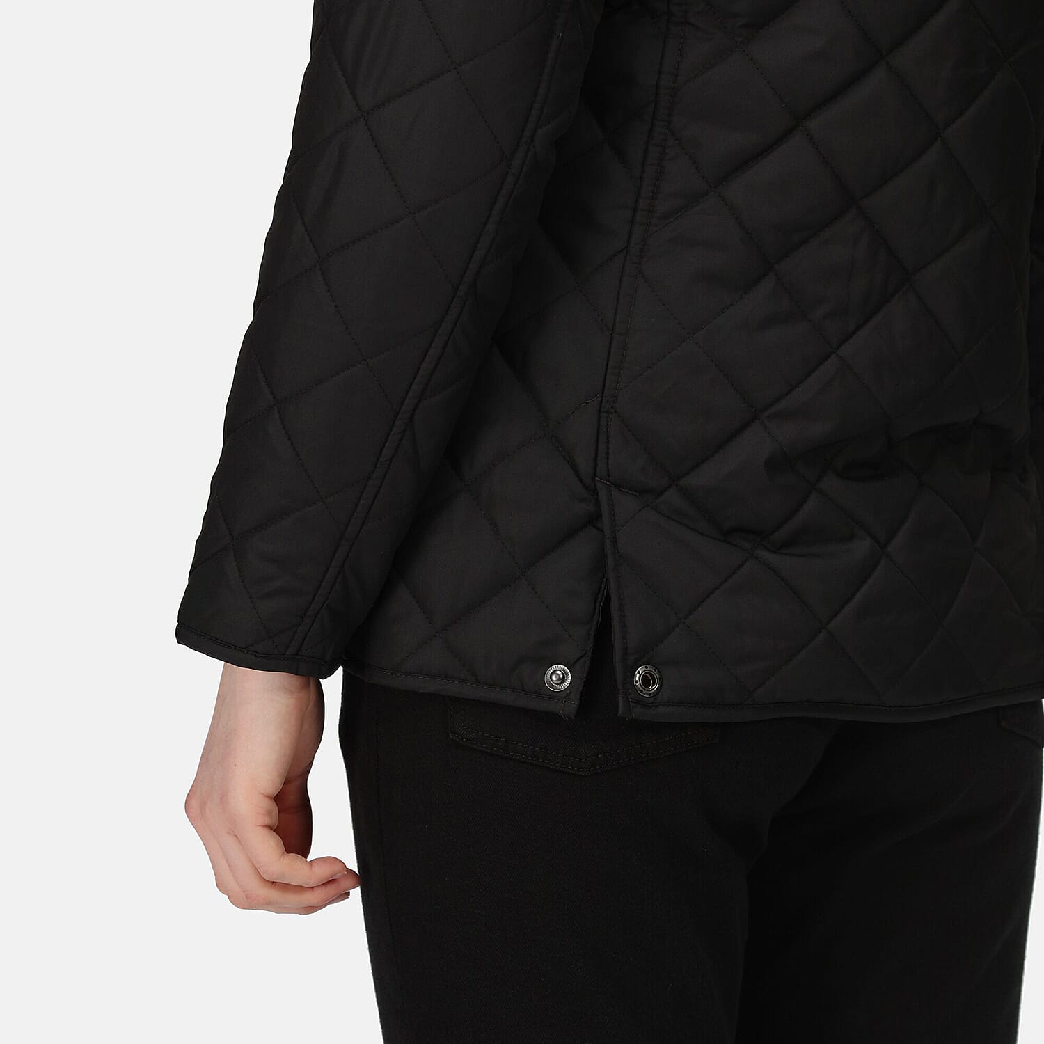 Regatta Quilted Jacket (Size 12) - Black