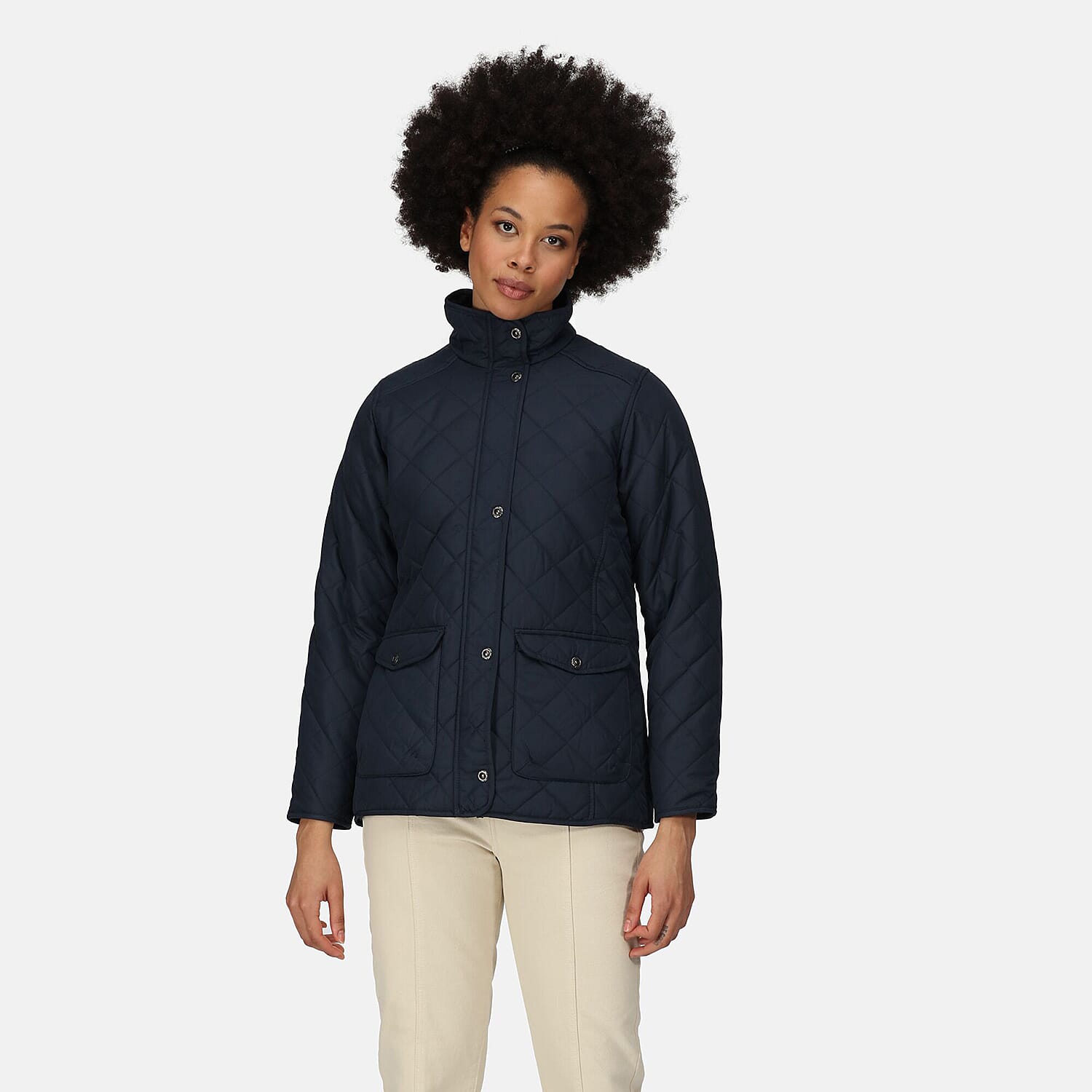 Regatta Quilted Jacket (Size 14)  - Navy